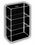 Custom Sliding Back Locking Cases W/3 Shelves (16 1/2"x16 1/4"x7"), Price/piece