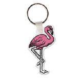 Custom Flamingo Animal Key Tag