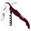 Custom Wine Opener Corkscrew Tool - Burgundy Handle, Price/piece