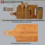 Custom Bamboo Paddle Cutting Board, 13.5