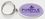 Custom Silvertone Oval Digital Emblem Key Tag, Price/piece