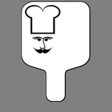Custom Handheld Fan W/ Chef (Moustache)