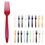 Custom Colorware 7" Plastic Forks - The 500 Line, Price/piece