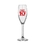 Custom 5.75 Oz. Champagne Flute Glass w/ Braided Stem, Price/piece