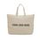 Custom Large Zippered Canvas Tote, Price/piece