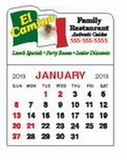 Custom Magnet Calendar Pad w/ 1 Month View