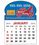 Custom Adhesive Calendar Pad w/ 1 Month View, Price/piece