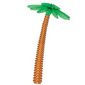 Custom Jointed Palm Tree w/ Tissue Fronds, 76" L