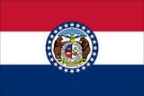 Custom Endura Poly Mounted Missouri State Flag (12