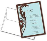 Custom Wedding Invitation W/ Envelopes (5