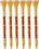 Custom 6 Pack of Wood Golf Tees, 3 1/4" L, Price/piece