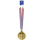 Custom Gold Medal With Ribbon