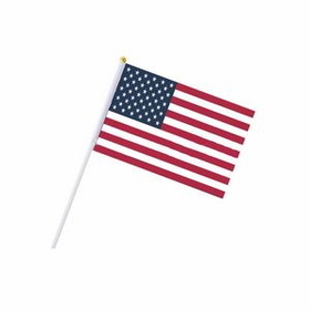 Custom American Polyester Flag, 8" L x 5 1/2" W x 12" H