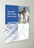 Custom Non-glare Acrylic Wall Poster Holder with Mounting Bracket (24w x 36h)