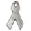 Blank Silver Ribbon Lapel Pin, Price/piece