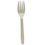 Custom Off White Biodegradable Fork (500 Line), Price/piece