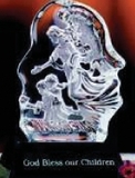 Custom Glass Glacier Angel Award (6