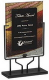 Custom Autumn Harvest Acrylic Art Plaque Award With Iron Stand, 9 1/2