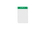 Custom Horizontal Top Load Color Bar Badge Holder 3.75"x2.63 - Green, Price/piece
