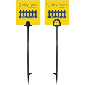 Custom 6" x 6" Value Marking Signs - Two Color, Front & Back