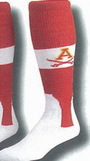 Custom Traditional 2 in 1 Baseball Socks w/ Pattern D Heel & Toe (10-13 Large)