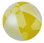 Custom Inflatable Opaque White & Translucent Yellow Beach Ball (16"), Price/piece