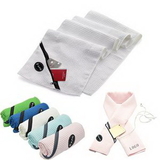 Custom Sport Towel With Zipper Pocket, 43 5/16