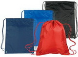 Custom Drawstring Tote Bag w/ No Zippered Pocket, 15