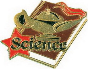 Custom 1 1/4" Science Lapel Pin