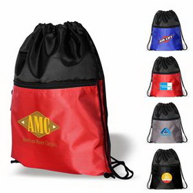 Gym Bag, Personalised Drawstring Backpack, Custom Logo Drawstring, Printed Drawstring, 13" L x 17" W