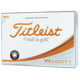 Custom Titleist Velocity Golf Balls (Factory Direct)
