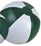Blank 16" Inflatable Forest Green & White Beach Ball
