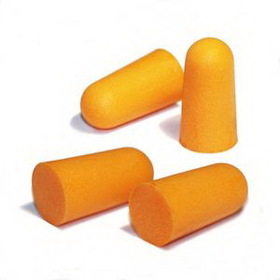 Custom Soft Foam Ear Plugs, 1" L x 1/2" W