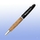 Custom Matte Black Cork Roller Ball Pen (Screened), Price/piece