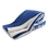 Blank Micro Mink Sherpa Blanket - Royal Blue, 50" W X 60" L, Price/piece