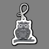 Custom Bird (Owl, Front) Bag Tag