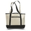 Blank Small Canvas Deluxe Tote, 18.5" W x 12" H x 5.5" D, Price/piece