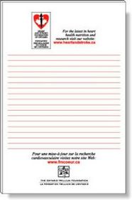 50 Page Magnetic Note-Pads with 2 Custom Color Imprint (5.5"x8.5")