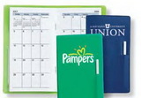 Custom Monthly Pocket Planner w/ Pen, 3 3/4