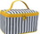 Custom Tone To Tone Stripe Cosmetic Bag (6-1/2"x4-1/2"x3-1/2"), Price/piece