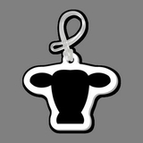 Custom Cow (Head, Solid) Bag Tag