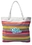 Custom Rope Tote Bag w/Classic Stripe, Price/piece