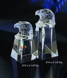 Custom Eagle Optical Crystal Award Trophy., 8