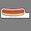 6" Ruler W/ Full Color Hot Dog & Bun, Price/piece