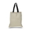 Blank Economical tote with Color Handles, 15" W x 16" H, Price/piece