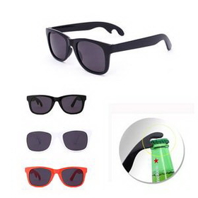 Custom Sunglasses With Bottle Opener, 5 7/10" W x 2" H x 6" L