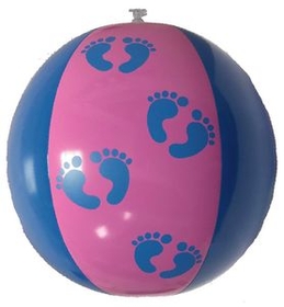 Custom 16"Deflated Inflatable Gender Beach Ball
