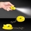 Custom 2" Yellow Safety Helmet Flashlight Keychain, Price/piece