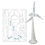 Custom Foam Wind Turbine Puzzle, 16 1/2" H, Price/piece