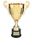 Custom Gold Plated Aluminum Cup Trophy w/ Plastic Base (9 3/4"), Price/piece